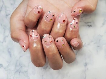 ネイル マックスケリー 神戸(MAXKELLY)/ストーンネイル