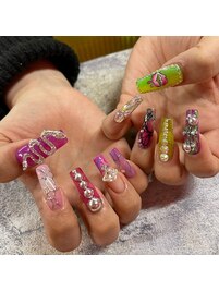 海外個性ネイル