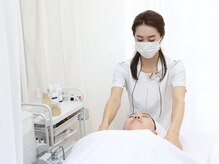 デコルテからしっかり流していきます♪