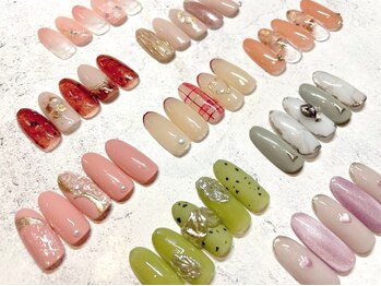 メリーアン(Merry Anne)の写真/【豊富なカラー展開★】季節やトレンドに合わせたデザインをご提案◎ワンランク上の大人可愛いネイルへ♪
