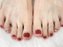 アイズモア 京王八王子店(Eye's More～eyelash＆nail～)/大人のフット☆ワンカラー