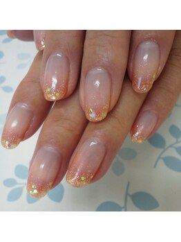 ネイルサロン ラ メール(Nail Salon La mer)/【ジェル】　ラメグラ