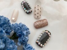 ネイルサロン ソウ 京橋店(Nail Salon Sou)/ドット×ストーンネイル