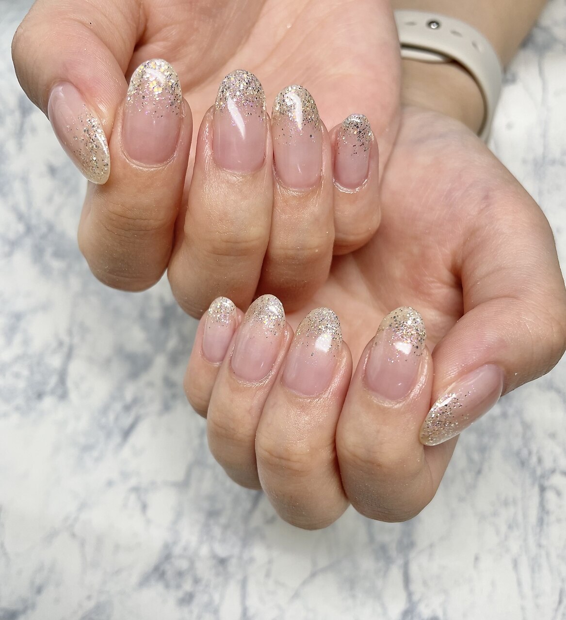 ハンド・ラメグラデーション80分　￥6,500