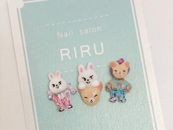 リル(RIRU)/痛ネイル/3Dネイル/キャラクター