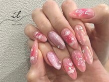 イル 神戸店/ピンク×アートデザイン