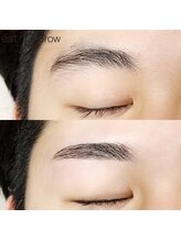 エストブロウ 麻布十番店(est brow)/メンズ 眉毛 アイブロウ 間引き