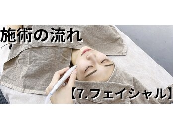 アルゴ 八幡黒崎店(ALGO)/施術の流れ【7.フェイシャル】