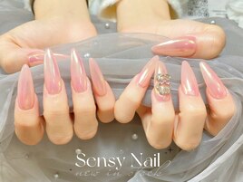 オーロラ 長さだし ネイル