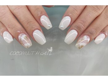 ココナッツネイル/フラワーネイル