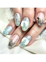 レイネイル 岐阜茜部店(RAY NAIL)/キラキラウィッシュコアネイル