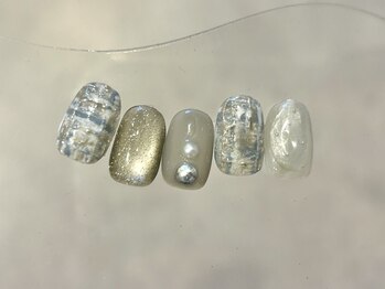 ラクネイル 浦和店(raku nail)/ツイード×ニュアンス
