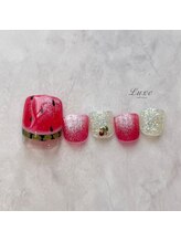 ネイルサロンリュクス (nailsalon Luxe)/フットネイル　スイカ