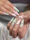 アミネイル(Ami Nail)の写真/【長さ出し大人気】韓国・ワンホンでつくる神フォルム圧倒的モチ×盛れロングで指先まで映える爪へ！