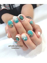 プライベート ネイルサロン マーマ(murmur)/人魚の鱗ネイル