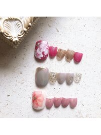 春先取り♪★フットネイル¥8250