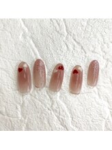 ネイルサロン アミ(Amie)/ハートチークネイル