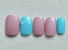 カラ ネイル 中津店(calla nail)/オーロラ　ぷっくり