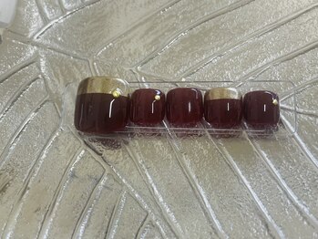 フリーレイン(freerein)/フットネイル　ミラーフレンチ