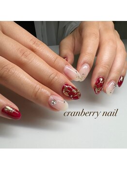 クランベリーネイル 代官山 恵比寿(cranberry nail)/成人式前撮りネイル