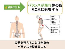 オリエンタル整体院 新潟院/姿勢が悪いと全身のバランスが…