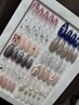 【オフ無料/パラジェル】チグハグネイル　￥6,800