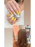 おでかけセット！ネイルシンプルコース＋無料ヘアセット