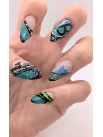 衣装概念推しネイル