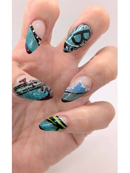 衣装概念推しネイル