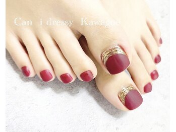 キャンアイドレッシー 川越店(Can I Dressy)/【フット】ワンポイントアート