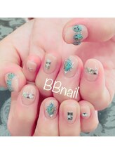 ビービーネイル(BB)/ターコイズストーン