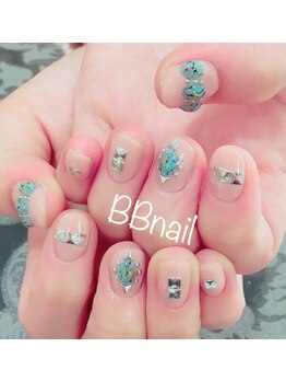 ビービーネイル(BB)/ターコイズストーン