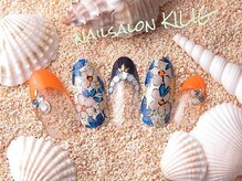 ネイルサロン キリグ(KILIG)/ゴージャス定額☆秋色フラワー