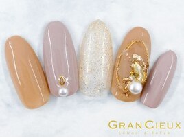 シンプルニュアンス×ブラウン
