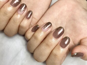 ジェムネイル(Jem Nail)/ブラウンニュアンス