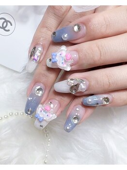 シナモンちゃんネイル