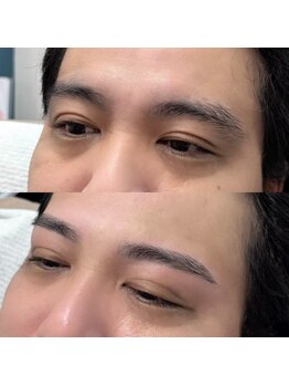 オンフリーク 銀座店(On Fleek!)/太眉さんからスッキリ眉に！