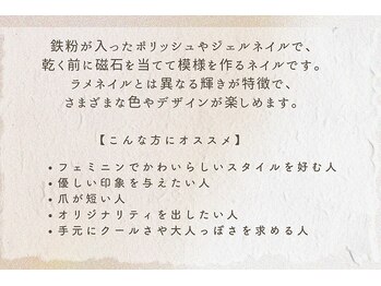 ムーミー 王子店(muu mii)/マグネットネイルとは？[王子]