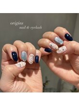 ネイルアンドアイラッシュ オリジンズ(Origins)/デザインネイル★定額7,150円