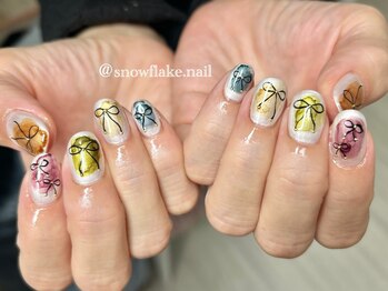 スノーフレーク(Snowflake)/季節定額デザイン♪