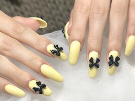 パステルイエローネイル♪