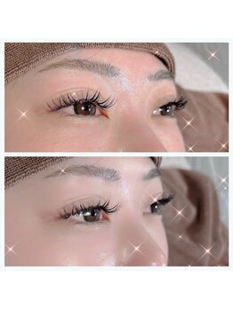 グランデアイズ(Grand de eyes)の写真/【大人気韓国風ワンホン】シングルラッシュに当店オリジナル束をランダムに装着★