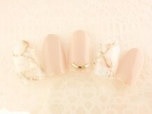 ネイルサロン ロゼオ(Nail salon Roseo)/■渋谷>7990円/大理石アート