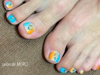 サロン ド メルシー(Salon de MERCI)/foot☆夏art