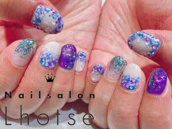 ローツェ(Lhotse)/紫陽花ネイル☆