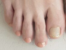 フレイムス アイラッシュ アンド ネイル(FRAMES)/ニュアンスフットジェルネイル♪