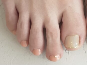 フレイムス アイラッシュ アンド ネイル(FRAMES)/ニュアンスフットジェルネイル♪