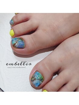 アンベリール ネイルサロンアンドスクール(embellir)/天然石ネイル