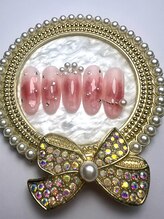 ブリリアント/＃韓国風ワンホンネイル