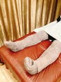 リラクゼーション住吉 ホットパック蒸しタオルで温め、血行促進、冷え、むくみに最適♪